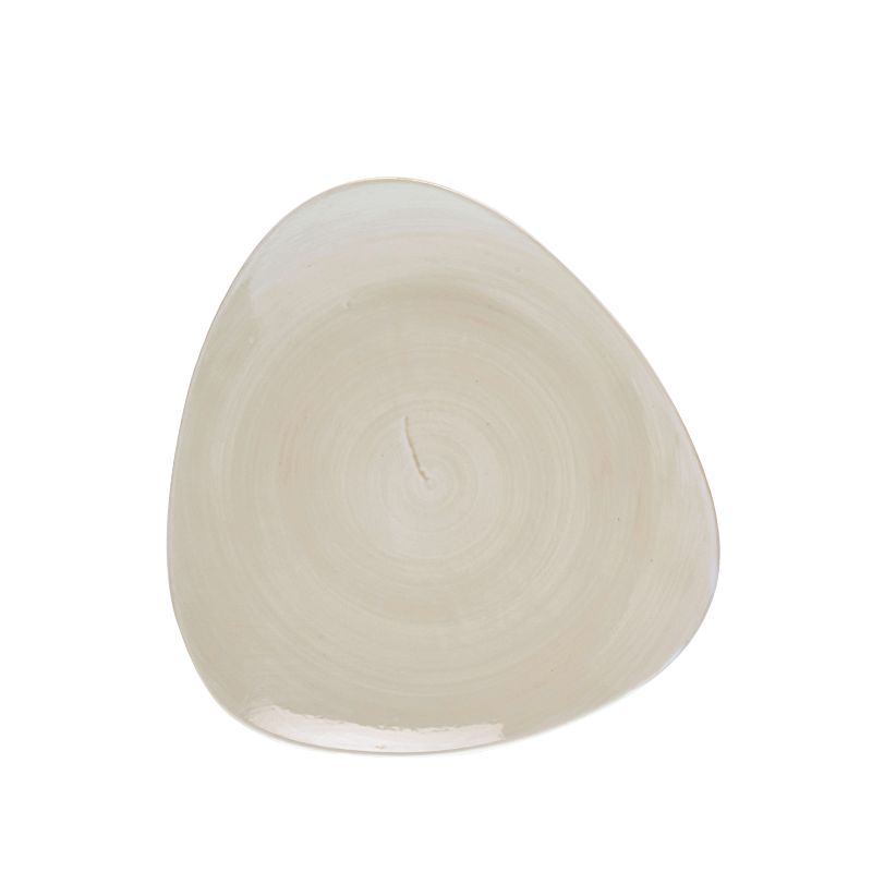 Triangular Plate 28.5 cm Stonecast Canvas Natural - Churchill