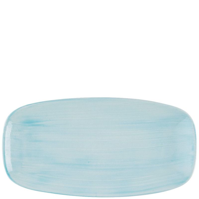 Oblong Plate 35.5 x 18.9 cm Stonecast Canvas Breeze - Churchill