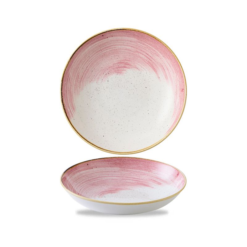 Tiefer Teller 24,8 cm Stonecast Accents Petal Pink - Churchill