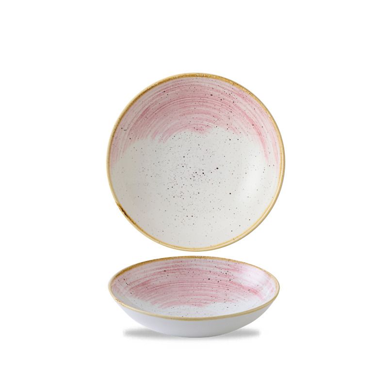 Tiefer Teller 18,2 cm Stonecast Accents Petal Pink - Churchill