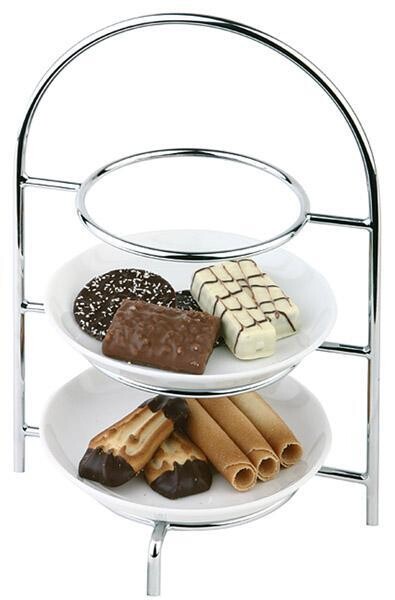 Serving Stand 15.5 x 18.5 cm Silver - APS