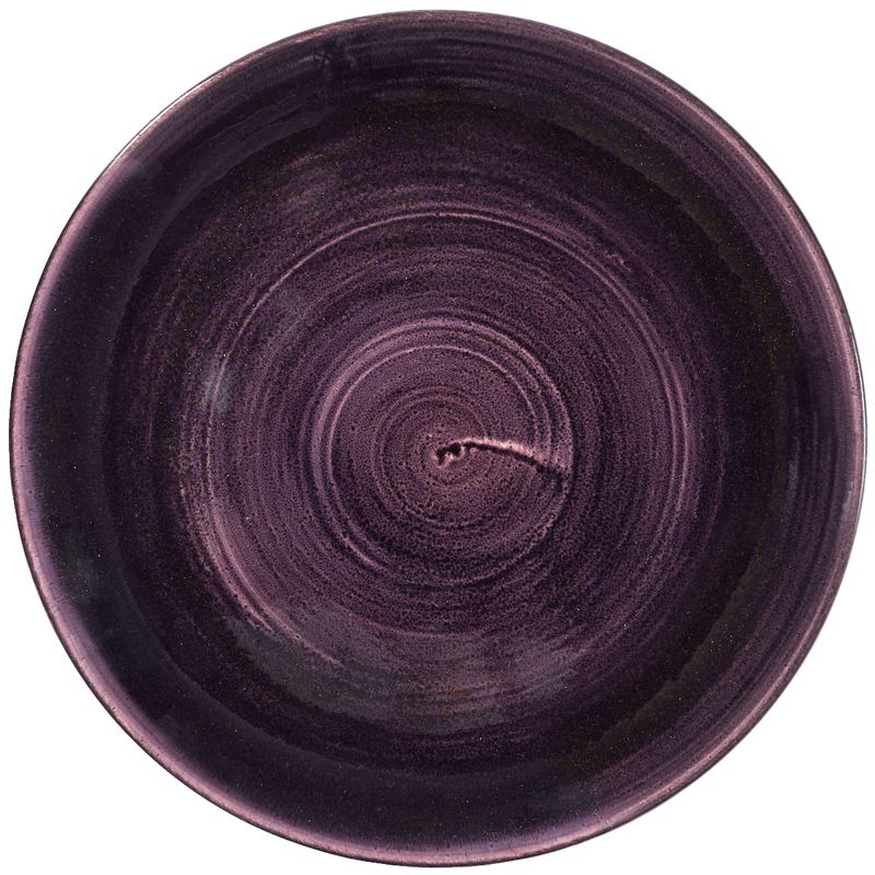 Flat Plate 28.8 cm Stonecast Patina Deep Purple - Churchill