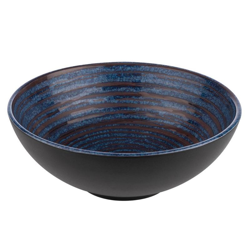 Bowl "Loops" 24 cm 1.8L Blue, Grey - APS
