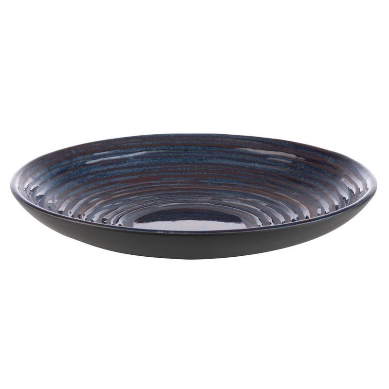 Plate "Loops" 25.5 cm Blue, Grey - APS