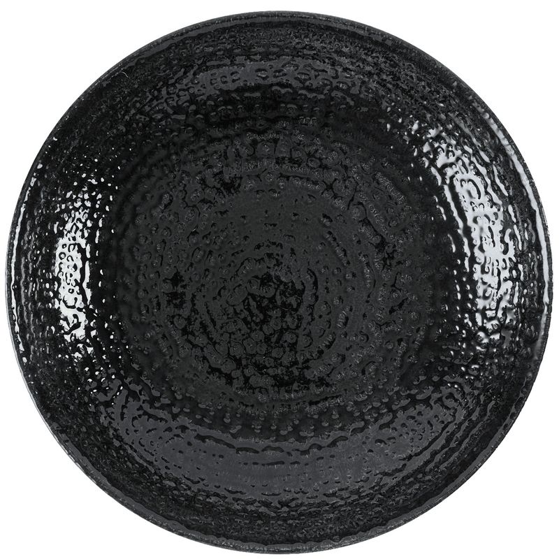 Flat Plate 21.7 cm Studio Prints Homespun Chroma Carbon - Churchill
