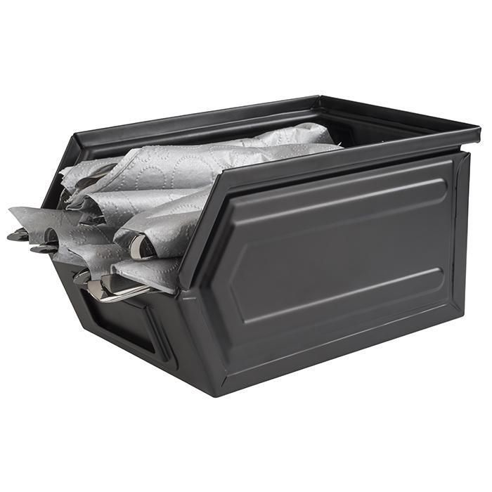 Cutlery Holder "Industrial" 15.5 x 23 cm Black - APS