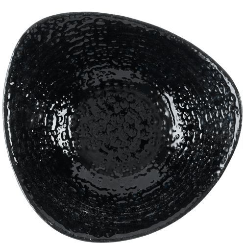 Triangular Bowl 18.5 cm Studio Prints Homespun Chroma Carbon - Churchill