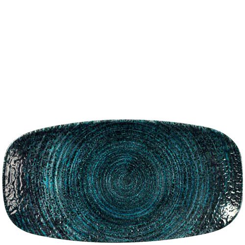 Oblong Plate 26.9 x 12.7 cm Studio Prints Homespun Chroma Marine - Churchill