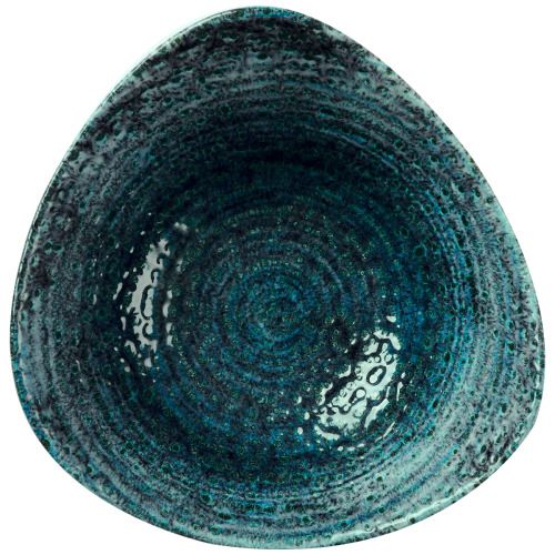 Triangular Bowl 18.5 cm Studio Prints Homespun Chroma Marine - Churchill