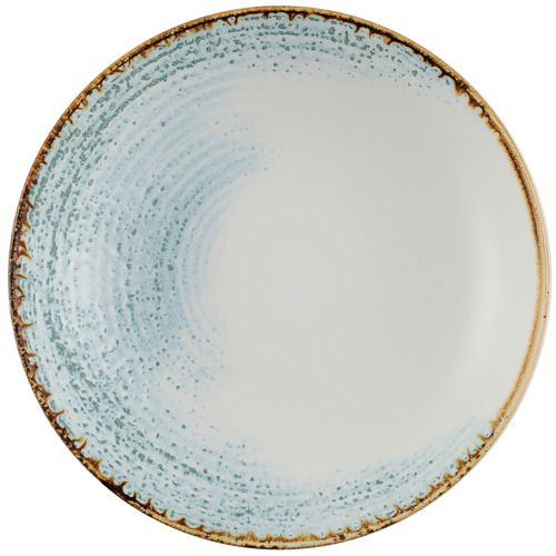 Deep Plate 18.2 cm Studio Prints Homespun Accents Aquamarine - Churchill