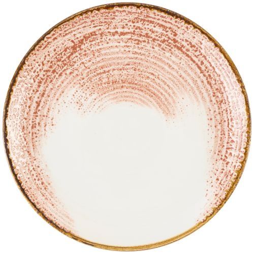 Flat Plate 28.8 cm Studio Prints Homespun Accents Coral - Churchill