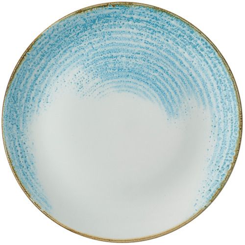 Flat Plate 26 cm Studio Prints Homespun Accents Aquamarine - Churchill