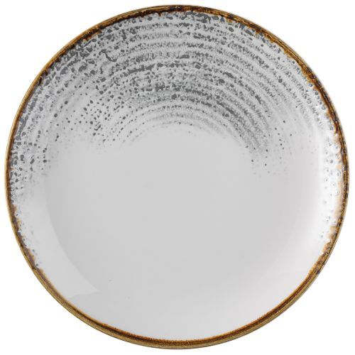 Flat Plate 21.7 cm Studio Prints Homespun Accents Jasper Grey - Churchill