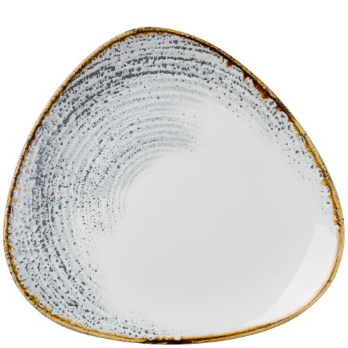Churchill Jasper Grey triangular plate 20.3 cm Studio Prints horeca