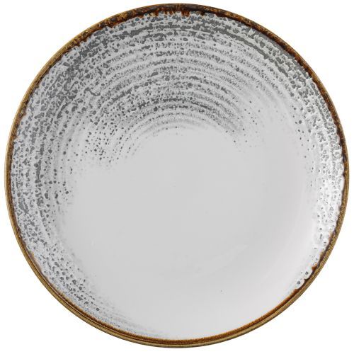 Flat Plate 26 cm Studio Prints Homespun Accents Jasper Grey - Churchill