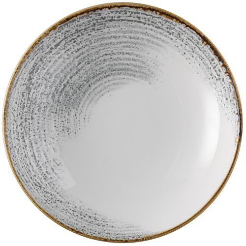 Deep Plate 24.8 cm Studio Prints Homespun Accents Jasper Grey - Churchill