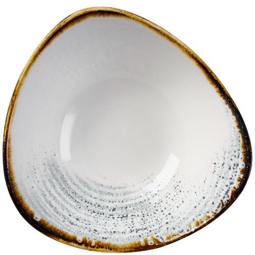 Triangular Bowl 18.5 cm Studio Prints Homespun Accents Jasper Grey - Churchill
