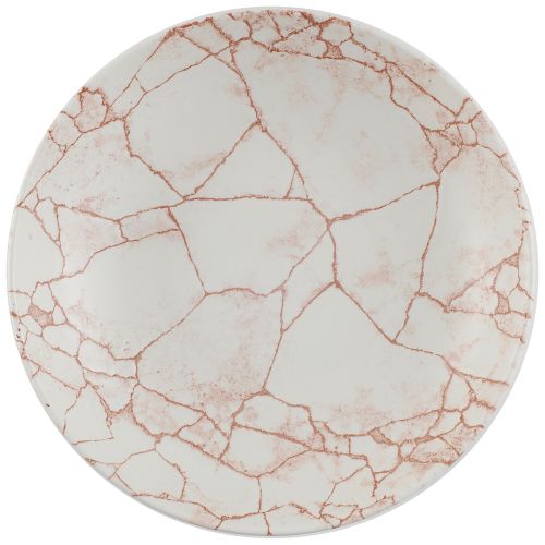 Deep Plate 24.8 cm Studio Prints Kintsugi Coral - Churchill