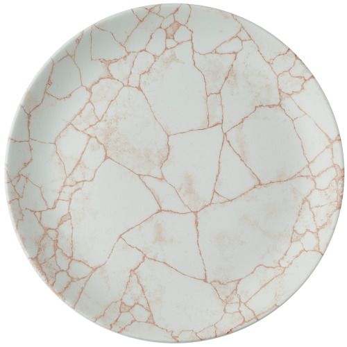 Flat Plate 28.8 cm Studio Prints Kintsugi Coral - Churchill