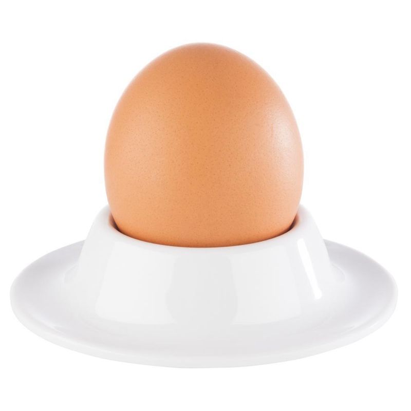 APS set 4 egg cups Eggy 8.5 cm white melamine horeca