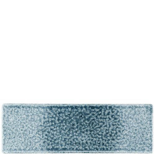 Rectangular Plate 32.3 x 10.5 cm Studio Prints Raku Topaz Blue - Churchill