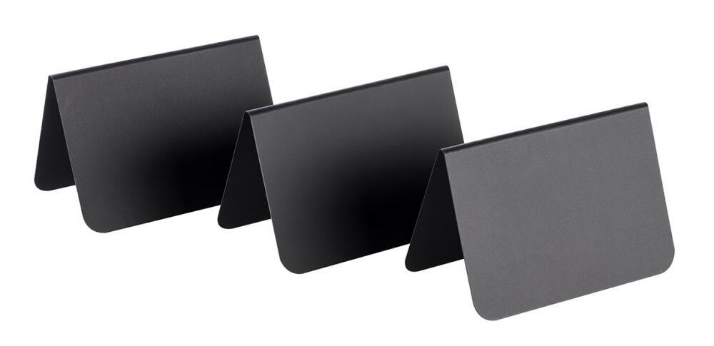 APS place card black 6x10.5 cm horeca