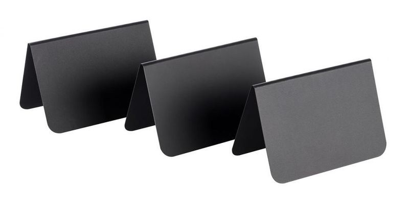APS place card black 6x10.5 cm horeca