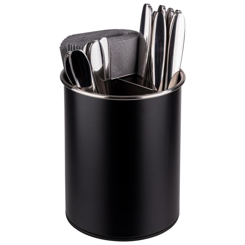 Rotatable Cutlery Holder 13 cm Black - APS