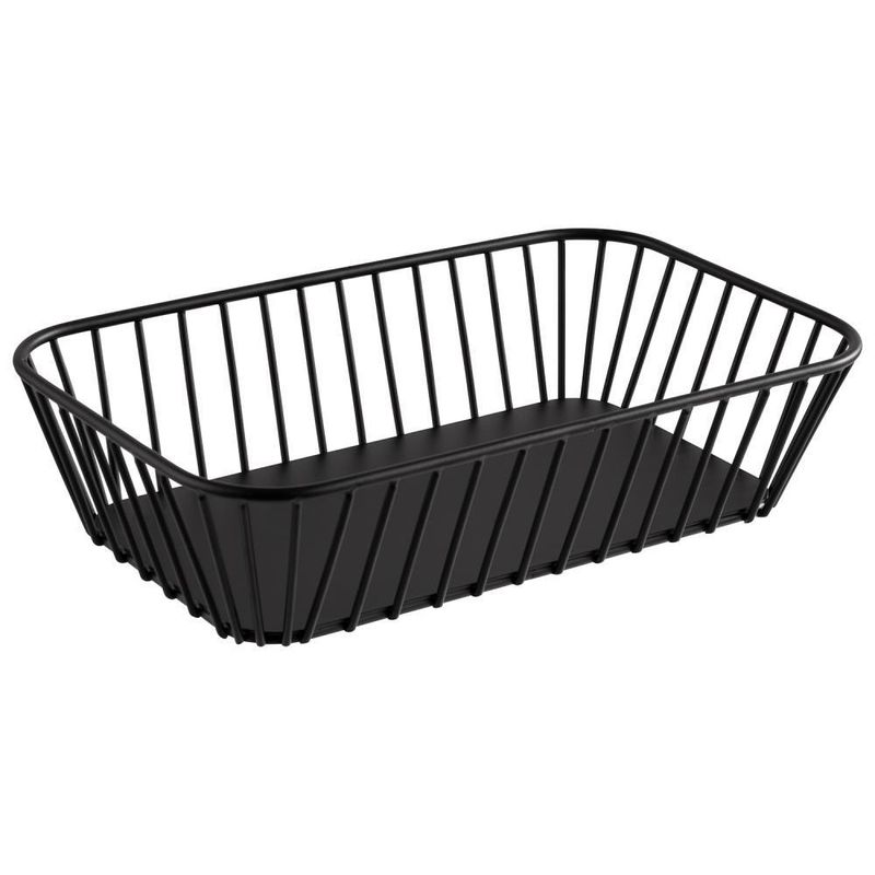 Basket GN 1/4 "Urban" 16.2 x 26.5 cm Black - APS