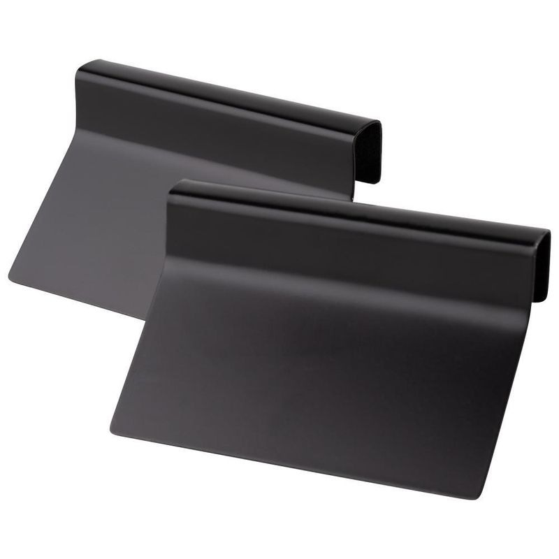 APS Beschriftungsschild 1,5x8 cm Edelstahl Gastronomie