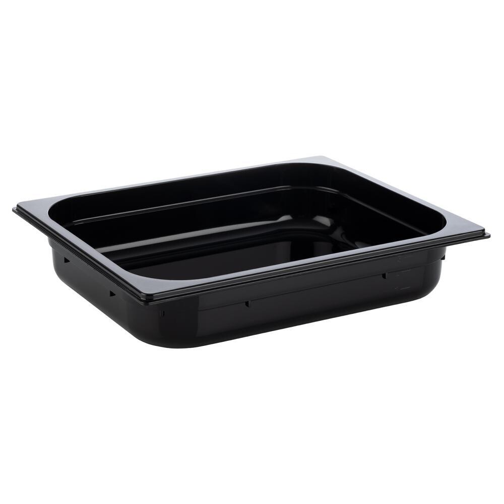 GN Container 1/2 26.5 x 32.5 cm 3.9L Black - APS