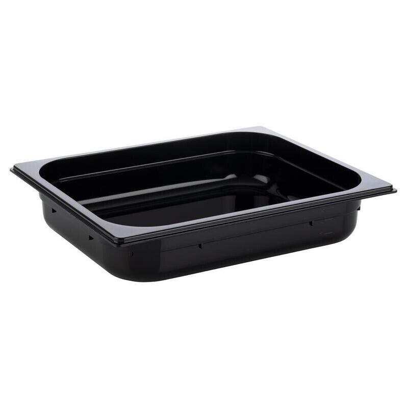 GN Container 1/2 26.5 x 32.5 cm 3.9L Black - APS