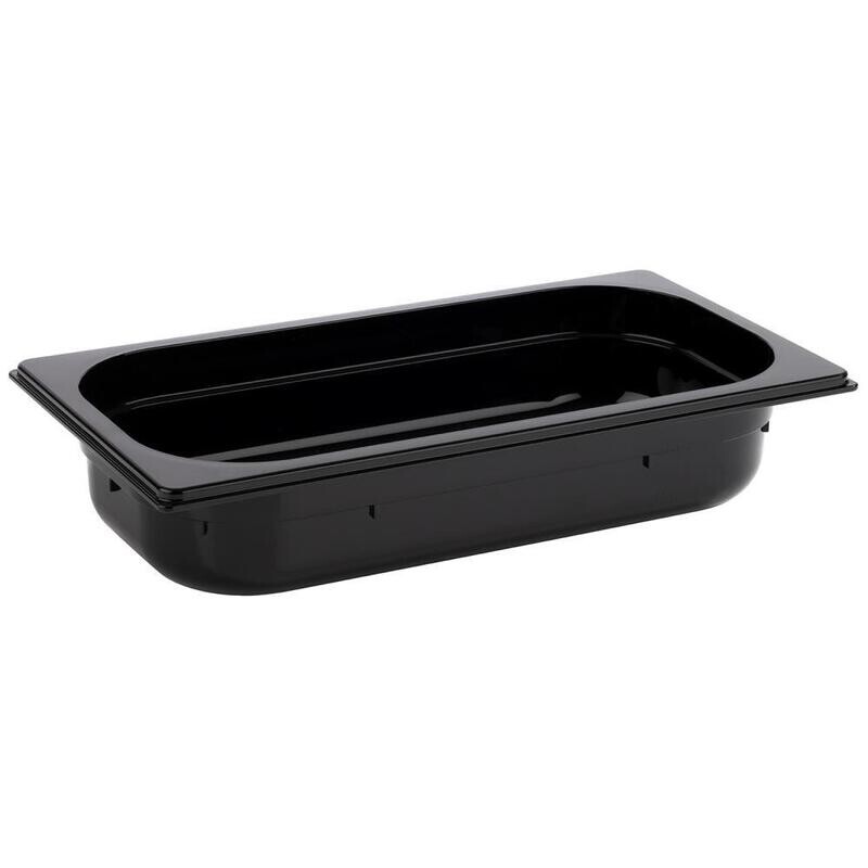 GN Container 1/3 17.5 x 32.5 cm 2.4L Black - APS