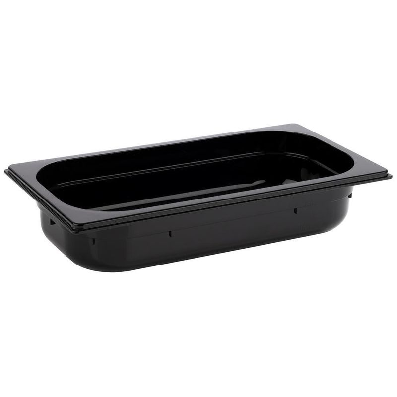 GN Container 1/3 17.5 x 32.5 cm 2.4L Black - APS
