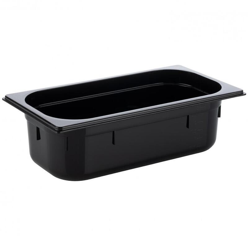 GN Container 1/3 17.5 x 32.5 cm 3.6L Black - APS
