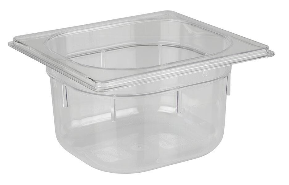 GN Container 1/6 16.2 x 17.6 cm 1.5L Transparent - APS