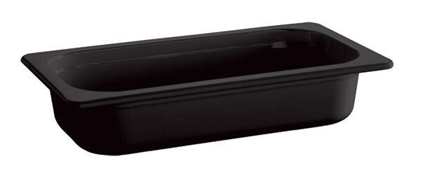 Contenitore GN 1/3 "Ecoline" 17,6 x 32,5 cm 2,7L Nero - APS