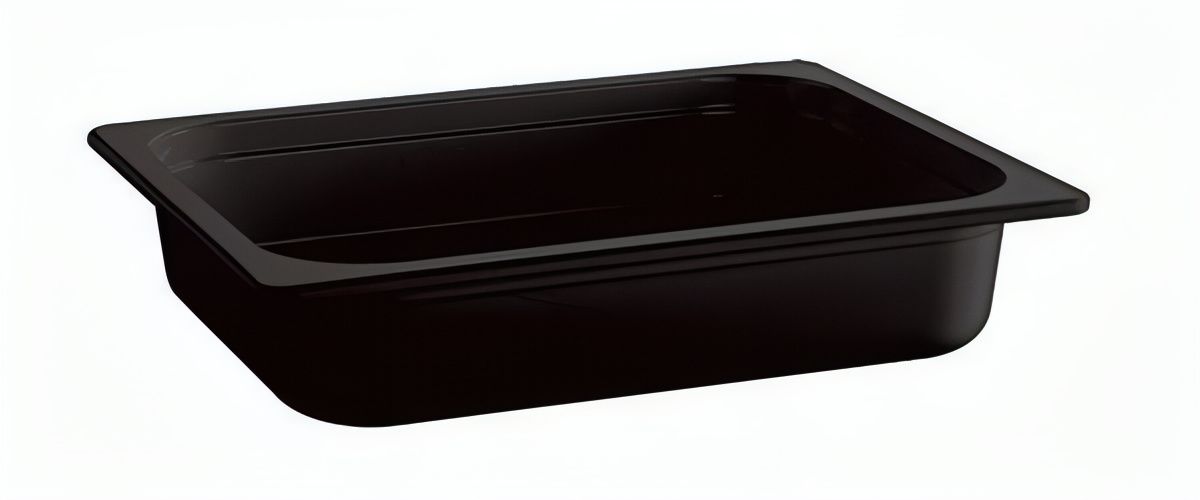 GN Container 1/2 "Ecoline" 26.5 x 32.5 cm 3.4L Black - APS
