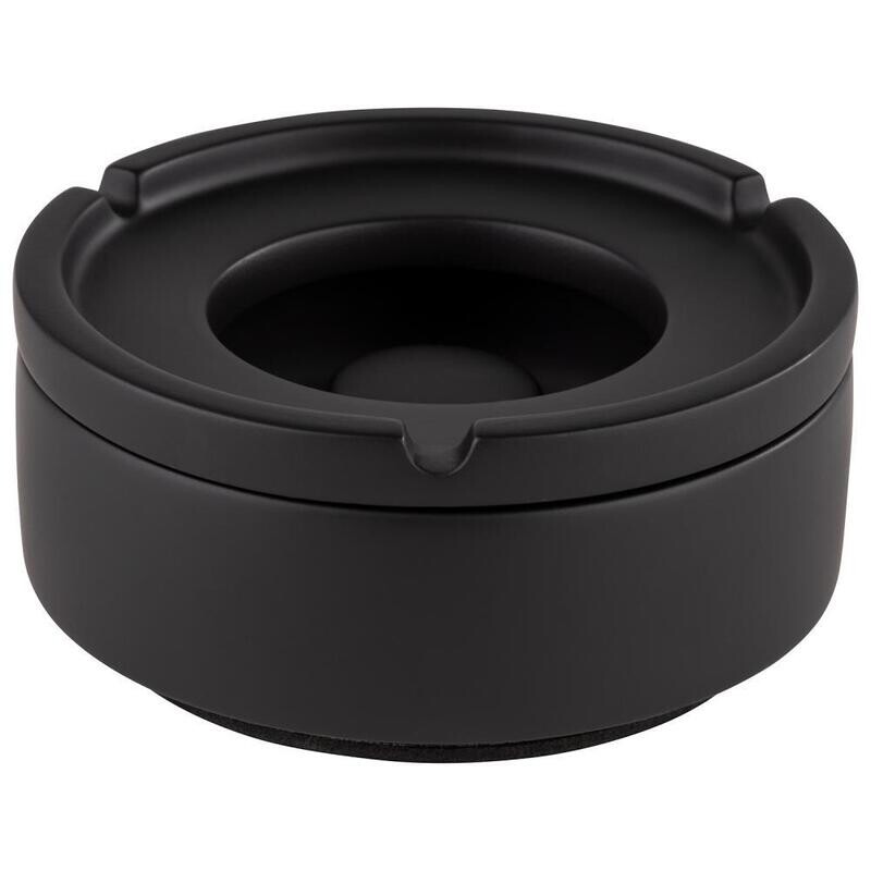 Windproof Ashtray "Element" 10.5 cm Black - APS