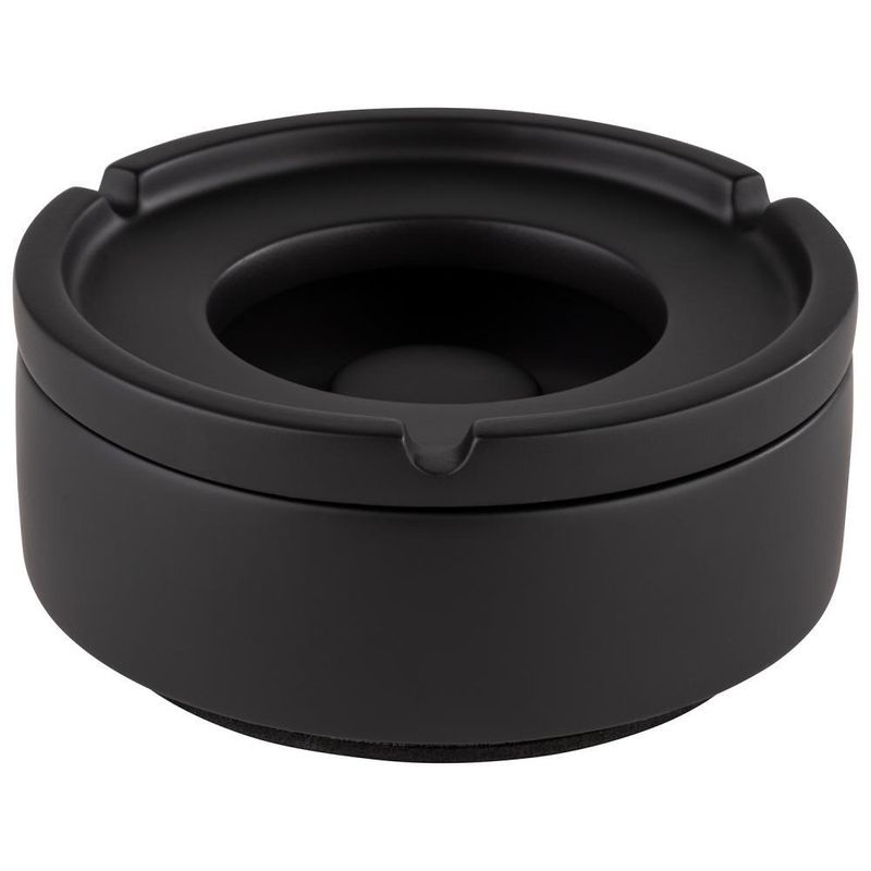 Windproof Ashtray "Element" 10.5 cm Black - APS