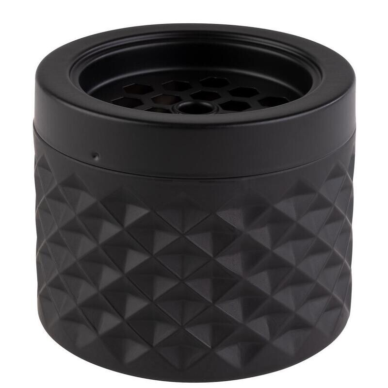 Windproof Ashtray "Nebula" 9.5 cm Matte Black - APS