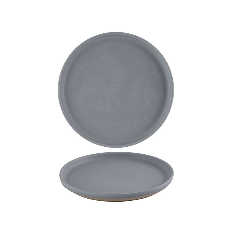 Plate with Vertical Rim 21 cm Emerge Seattle Grey - Churchill