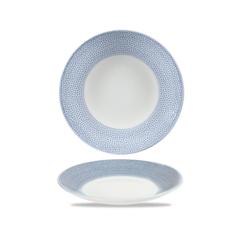 Deep Plate 28.1 cm Isla Spinwash Ocean Blue - Churchill