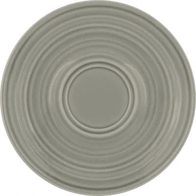 Round Double Saucer Grey 16 cm Country House - Bauscher