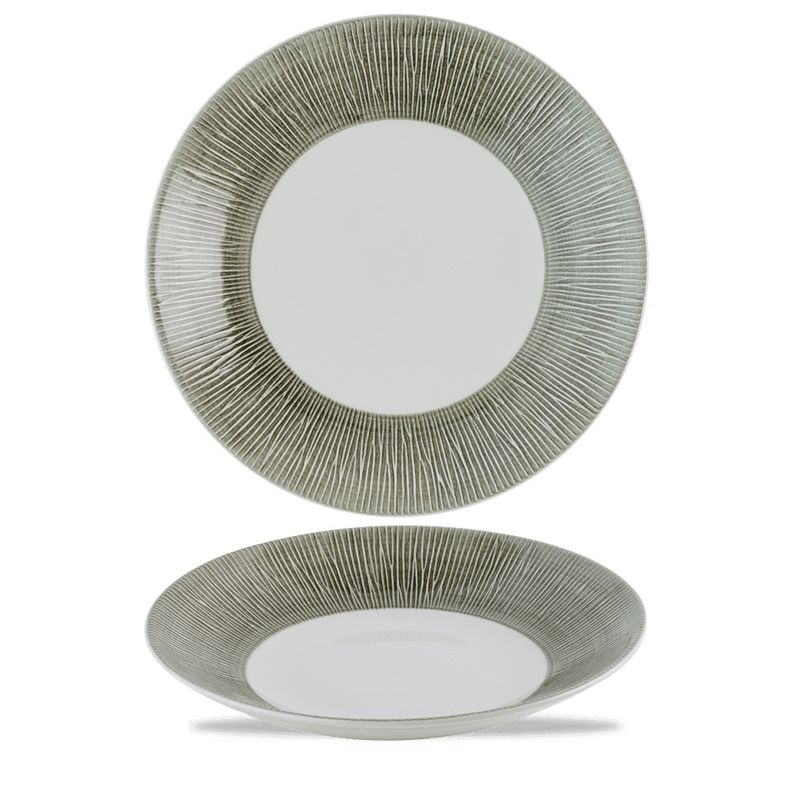 Deep Plate 28.1 cm Bamboo Spinwash Alpine - Churchill