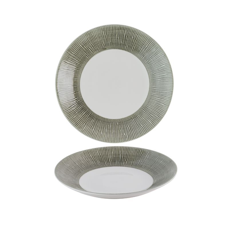 Deep Plate 25.5 cm Bamboo Spinwash Alpine - Churchill