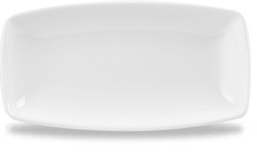 Oblong Plate 19.5 x 10.3 cm X Squared+ White - Churchill