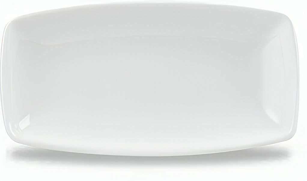 Oblong Plate 19.5 x 10.3 cm X Squared+ White - Churchill