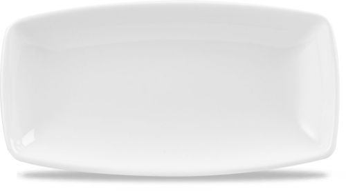Oblong Plate 34.5 x 18.5 cm X Squared+ White - Churchill