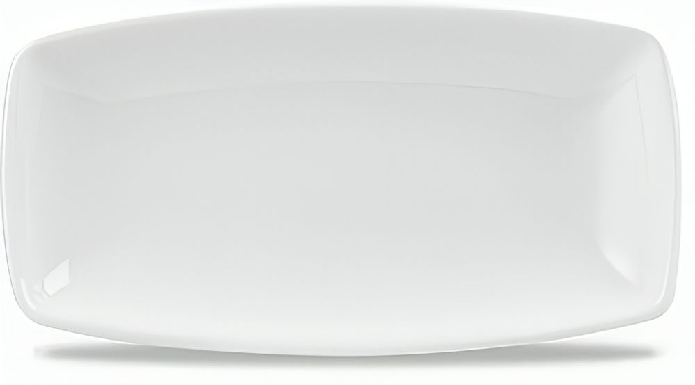 Oblong Plate 34.5 x 18.5 cm X Squared+ White - Churchill